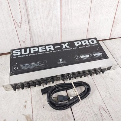 Behringer SUPER-X PRO CX3400 2/3-Way Stereo & 4-Way Mono Crossover – TESTED - Image 1 of 4