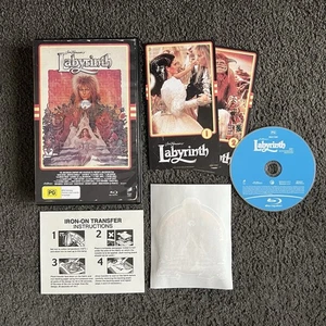 Labyrinth 35th Anniversary Blu Ray VERY RARE Flashback 359/1000 + Cards & Patch - Picture 1 of 8