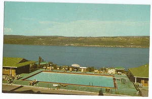 Glen Motor Inn Seneca Lake Route 14 Vintage Postcard - Picture 1 of 2