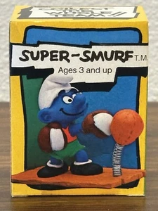 Vtg Schleich Peyo Super Smurf Boxer 6714. Brand New, Sealed. HTF! - Picture 1 of 6