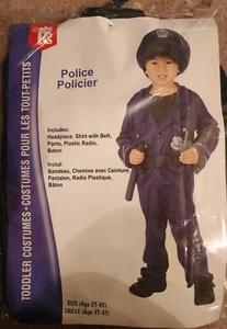 New Police Costume Toddler Size (2T-4T) - Picture 1 of 5