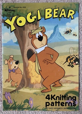 Gary Kennedy Intarsia - Yogi Bear & Boo Boo - Knitting Pattern Booklet - Image 1 of 3