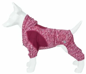 Pet Life 'Downward Dog' Quick-Dry and 4-Way Stretch Dog Yoga Hooded Tracksuit - Picture 1 of 8