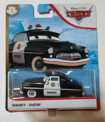 CARS Disney pixar SCERIFFO SHERIFF 2019 RARO Radiator Spring mattel 1/55 maclama - Immagine 1 di 4