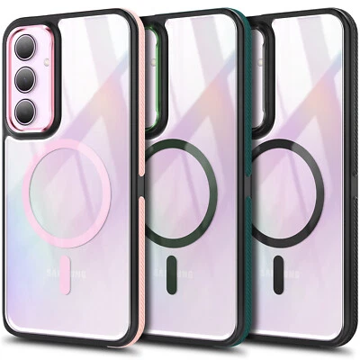 Funda Magsafe a prueba de golpes para teléfono Samsung Galaxy A35 5G + Protector de lente Foto 1 de 4