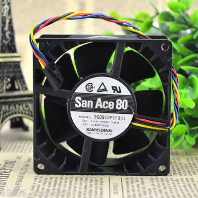 Dell OPTIPLEX 755 Computer Cooling Case Fan 80x80x38mm DC 12V 0.58A 9G0812P1F041 - Image 1 of 4