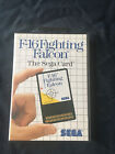 F-16 Fighting Falcon SEGA CARD w/ manual Sega Master System SMS (1986)