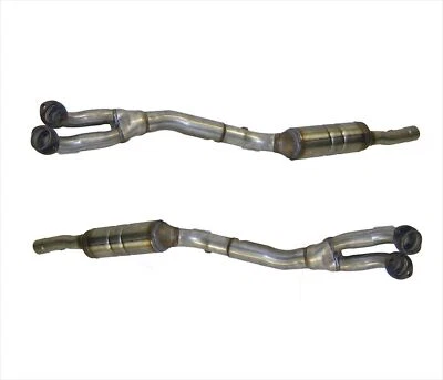 Левый и правый каталитические конвертеры для BMW 740i 540i даты производства 01/96-9/98 - Изображение 1 из 4