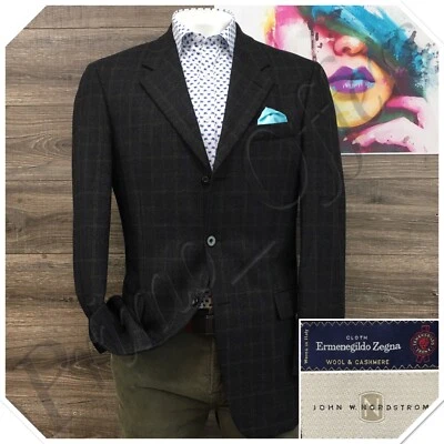 Blazer Nordstrom Para Hombres Abrigo Deportivo Chaqueta Informal Talla 42L Lana Cachemira Traje Foto 1 de 4