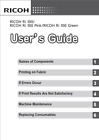RICOH Ri 100 Users Guide For Garment Printer Coil Bound COLOR COPY