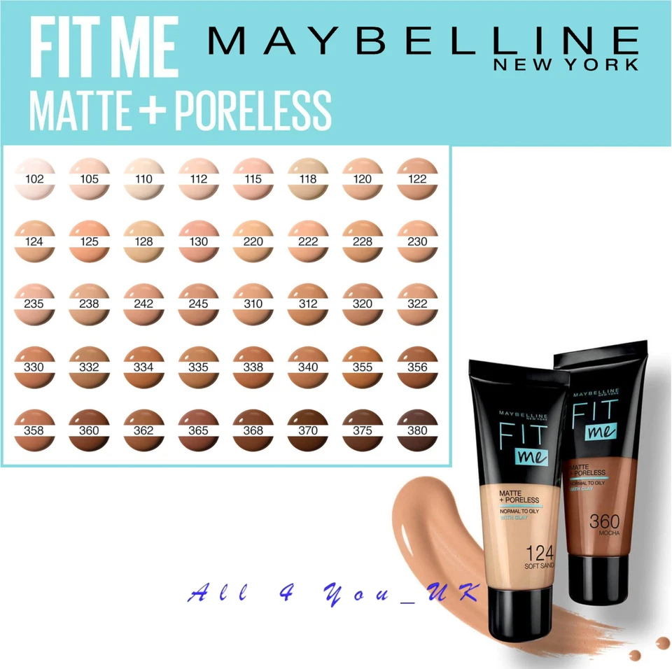 Maybelline Foundation Fit Me Matte & Poreless 30 ml- 095 FAIR PORCELAIN - Image 1 of 1