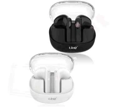 Linq Auricolari Bluetooth TWS10 con Microfono, Micro Cuffie senza fili 5.3 con M - Immagine 1 di 2