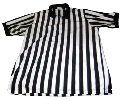 Camisa Árbitro Game Craft XXL Blanco y Negro 1/4 Cremallera Manga Corta 52 pulgadas Pecho Foto 1 de 4