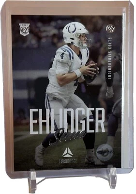 Sam Ehlinger 2021 Panini Chronicles Luminance Rookie RC Card #221 Colts W/Top - Image 1 of 2
