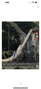 Fantastica immagine a goccia enorme autografata Danny Way (Beckett) A-33 - Foto 1 di 1