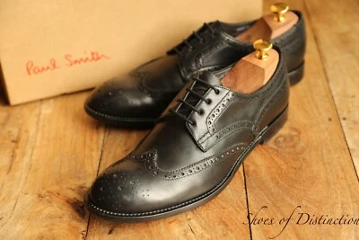 Paul Smith Zapatos Derby Brogue Cuero Negro Para Hombre UK 8.5 US 9.5 EU 42.5 Foto 1 de 4