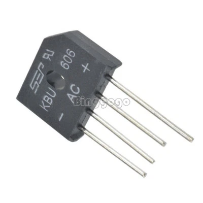 MARKENLOS 5Stks NEW KBU606 DIOTEC SEMICONDUCTOR KBU606 TOP