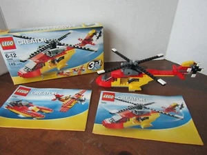 Lego Creator Rotor Rescue 5866 Helecoptor, Boat, Plane 3 in 1 100% Complete - Picture 1 of 3