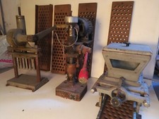 Rarità 3 strumenti carica bossoli orlatore + pressa + dosatore Decuplex Vasini