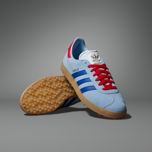 Adidas Originals Gazelle Spikeless Golf IH8553 Clear Sky Royal Blue Scarlet nuove