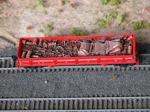 Hay Bros AUTO BODY & SCRAP LOAD - Fits ATLAS & WALTHERS DIFCO (N) Side-Dump Cars - Picture 1 of 9