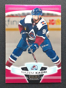 NAZEM KADRI 2019-20 O-PEE-CHEE PLATINUM MATTE PINK 19-20 NO 71        90563