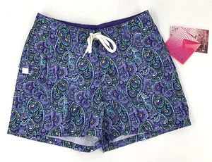 Kanu Surf Girls Purple UPF 50+ Quick Dry Beach Coverup Boardshort 8/10 MED - Picture 1 of 9