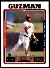 2005 TOPPS CRISTIAN GUZMAN WASHINGTON NATIONALS #476