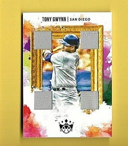 TONY GWYNN 2020 DIAMOND KINGS QUAD JERSEY RELICS #DKQ-TG  PADRES