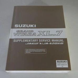 Manual De Servicio / Suplemento Suzuki Grand Vitara XL-7 JA627/JA420WD '09/2003 - Imagen 1 de 2