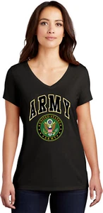 US Army Seal Womens Tri Blend V-neck T-Shirt - Picture 1 of 19