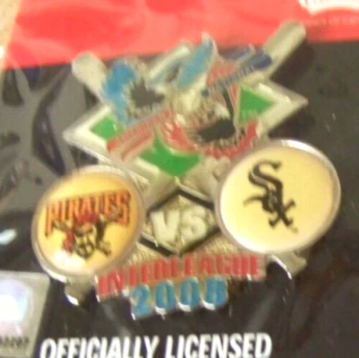 2008 pin Pittsburgh Pirates Chicago White Sox Interleague MLB - Image 1 of 4