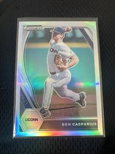 Ben Casparius 2021  Panini Prizm Draft Silver Prizm  #PDP162 UCONN