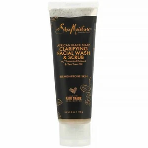 Clarifying Facial Wash & Scrub, African Black Soap,  4 oz (113 g) - Picture 1 of 1