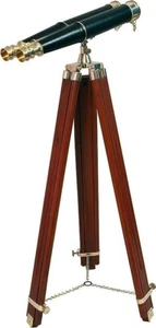 62" Nautical Brass Binocular Telescope 30x Floor Tripod Stand Marine gift - Picture 1 of 6