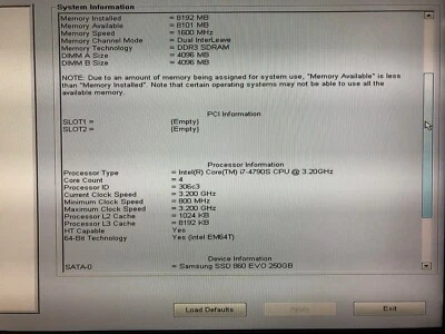 Dell OptiPlex 9030 AIO 23" FHD Core i7-4790S 3.20GHz 8GB 250GB SSD - Image 1 of 4