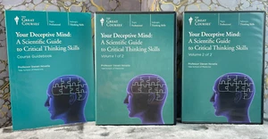 Great Courses Your Deceptive Mind a Guide to Critical Thinking CD Book Lot - Picture 1 of 4
