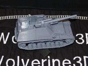 Flames Of War German Hummel Elevated Barrel 150mm SPA 1/100 15mm FREE SHIPPING - Picture 1 of 3