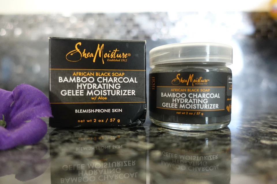 2x Shea Moisture Bamboo Charcoal Hydrating Gelee Moisturizer 2oz