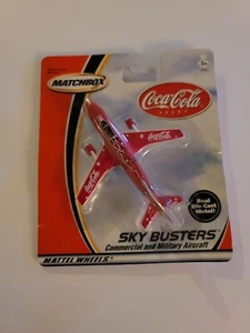 2000 Matchbox Sky Busters Coca-Cola Diecast Jet Airplane Aircraft - Picture 1 of 2