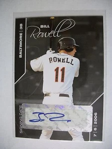 BILLY ROWELL 2008 Just Minors Black AUTO #96 RC Orioles 12/25 - Picture 1 of 2