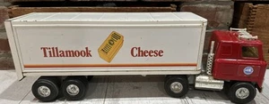 VINTAGE ERTL Pressed Steel Tillamook  Cheese Semi Truck-Tractor Trailer - Picture 1 of 10