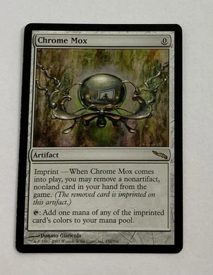Chrome Mox Mirrodin MP Moderately Played MTG Magic the Gathering -- S2G -- - Image 1 of 2