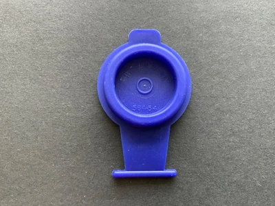 Tupperware 564 Deckel Verschlusskappe blau für Mix-Fix 250 u. 500 ml Messbecher - Bild 1 von 2