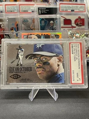 Skybox Dominion Eye on October #1 2000 Ken Griffey Jr PSA 9 como nuevo Marineros Salón de la fama Foto 1 de 4