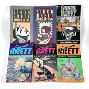 Lot of 6 Simon Brett Vintage Mystery Mass Market Paperback Books - Imagen 1 de 16