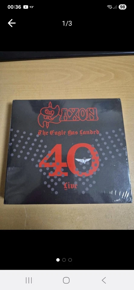 SAXON - The Eagle has Landed 40 Live (3 CD) Argentinia-Version  - Bild 1 von 3