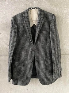 Chaqueta de tweed Beams Plus Harris abrigo deportivo patrón pata de gallo calce ajustado - Imagen 1 de 6