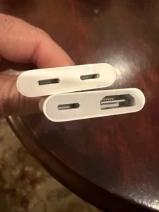 Genuine Apple Lightning to Digital AV Adapters (model MW2P3AM/A) HDMI & USB-C - Picture 1 of 4