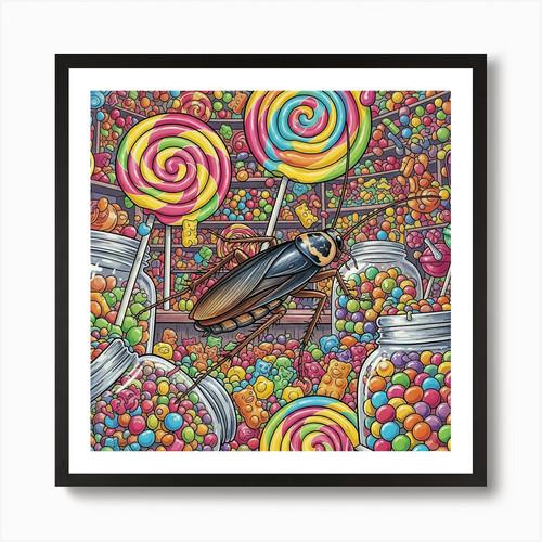 Cockroach 3 Art Print Framed Wall Art Poster Canvas Print Picture | eBay UK